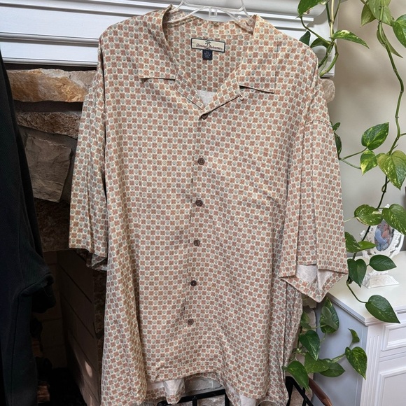 Tommy Bahama Mens Casual Silk Button Down Polo Shirts Sz XXL - Picture 3 of 10